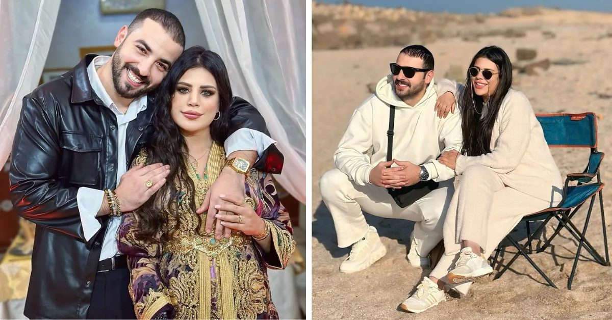 بصورة مؤثرة مع زوجها، فاطمة الزهراء لحرش تعلن خبر حملها