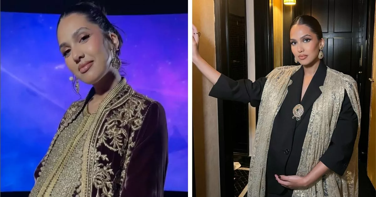 منال بنشليخة تضع مولودتها الأولى وتختار لها اسم "اية"