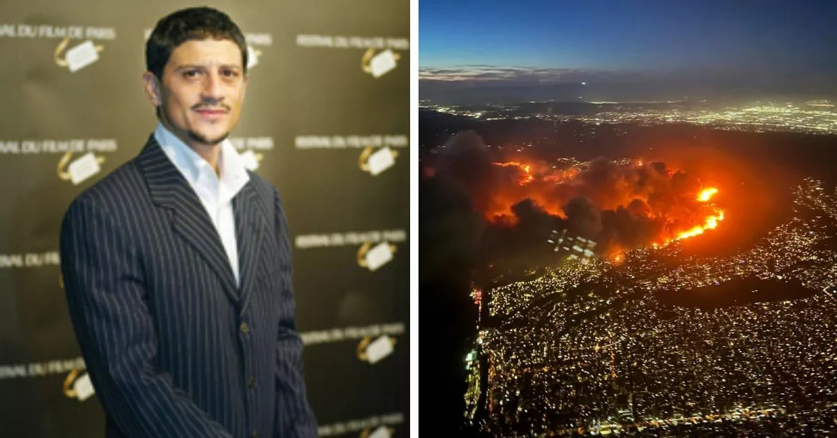 الممثل المغربي سعيد تغماوي يفقد منزله في كاليفورنيا بعد العاصفة النارية المدمرة