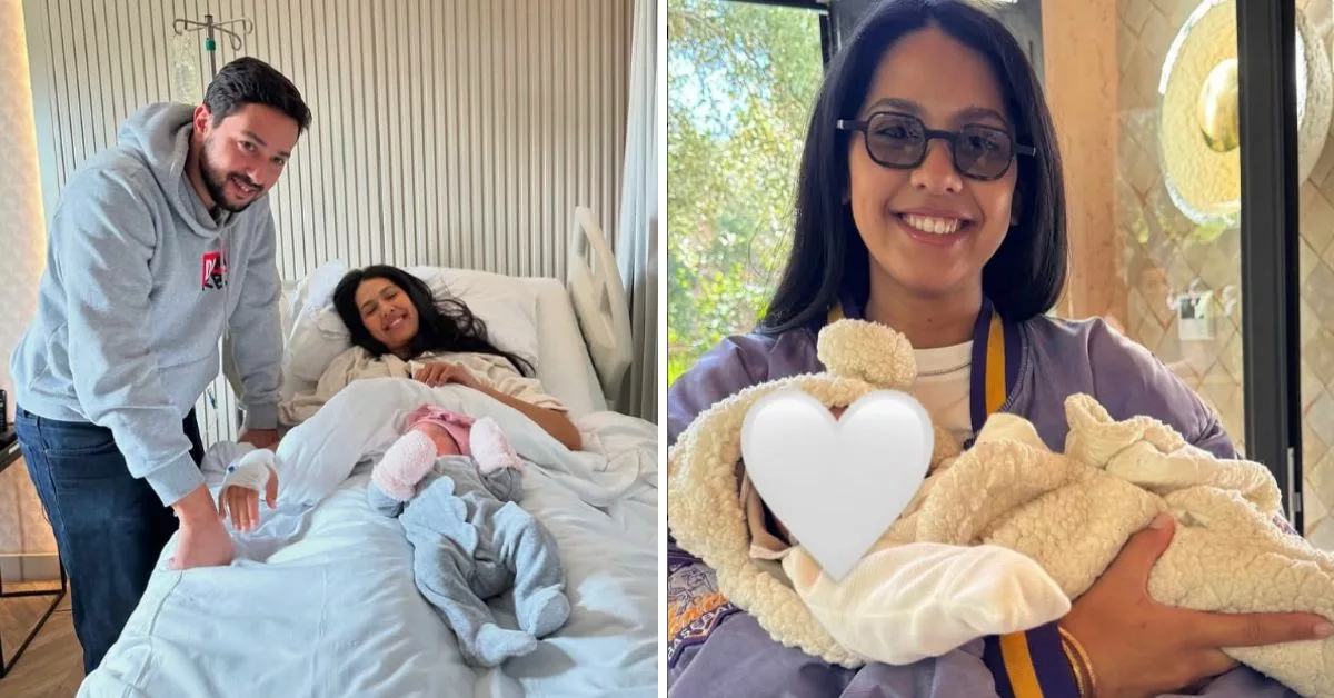 منال بنشليخة تكشف عن تفاصيل ولادتها القيصرية الصعبة