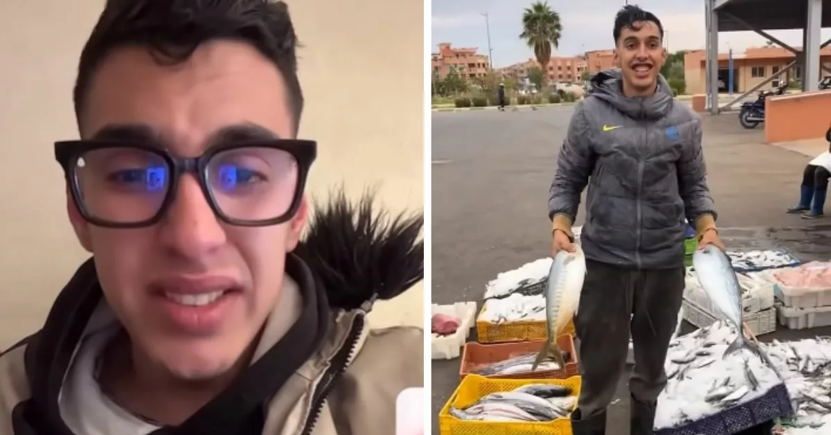 عبد الإله "مول الحوت" ينهار بعد إغلاق محله: "بقاو فيا الناس لي كيستناو"