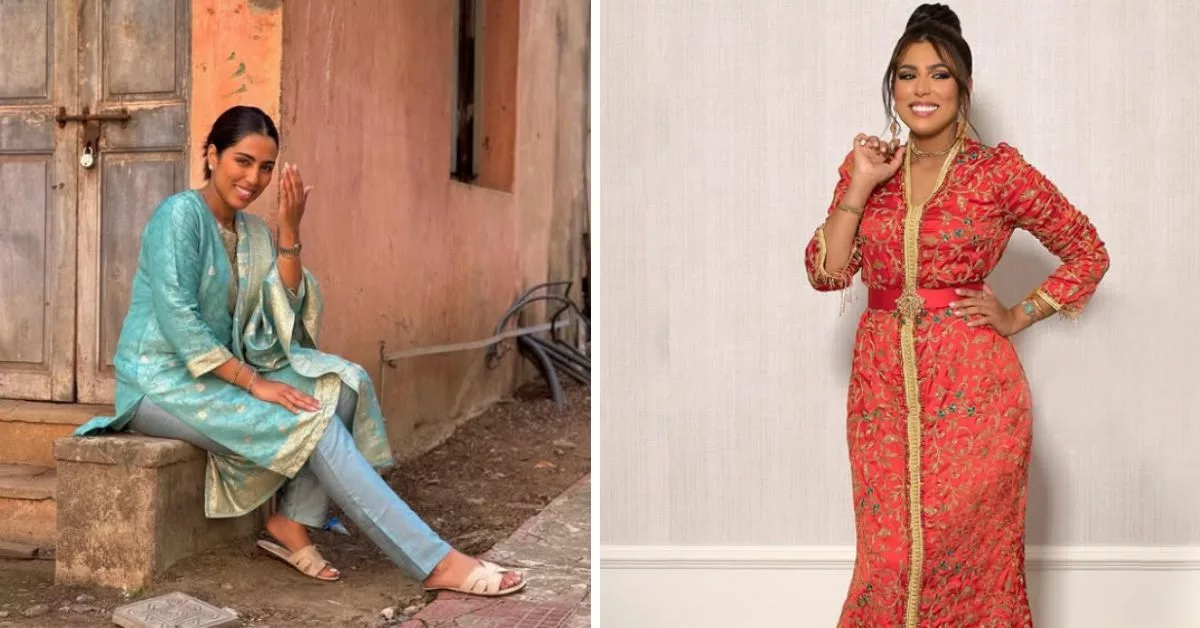 رجاء بلمير وأصدقاؤها يشعلون حفل زفاف هندي بالزغاريد المغربية ويصنعون الحدث