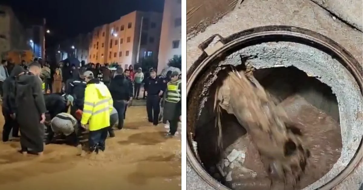 فاجعة في مدينة بركان.. البحث مستمر عن طفلة جرفتها بالوعة بسبب الفيضانات