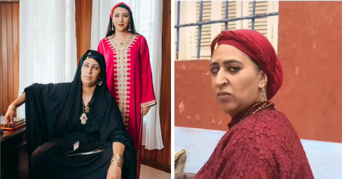 دنيا بوطازوت تشارك كواليس مكياج شخصيتها "رقية" في مسلسل "الدم المشروك"