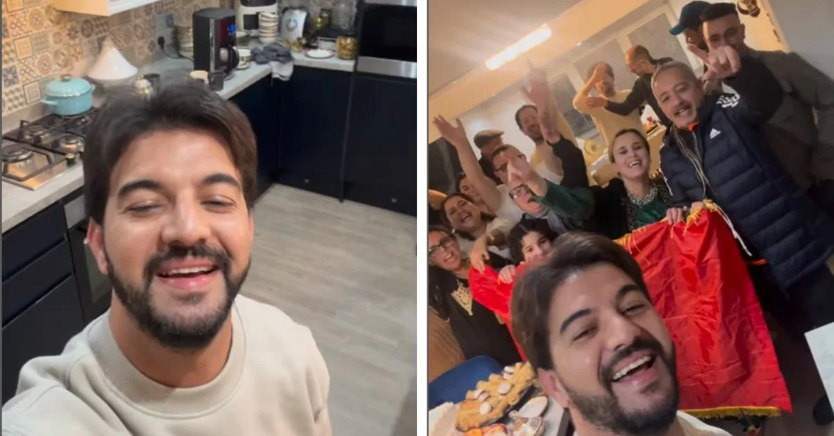 عمر لطفي يشارك لحظة الافطار الرمضاني مع الجالية المغربية باسكتلندا