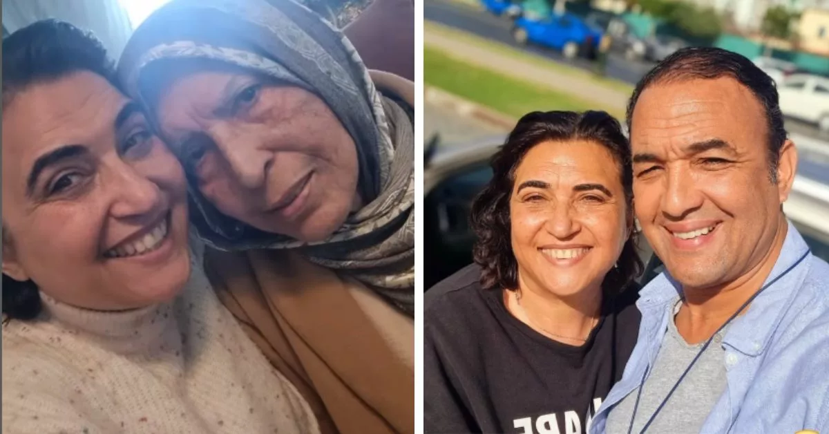 ابتسام شكارة تشارك أجواء أول يوم رمضان مع والدتها و عائلة زوجها