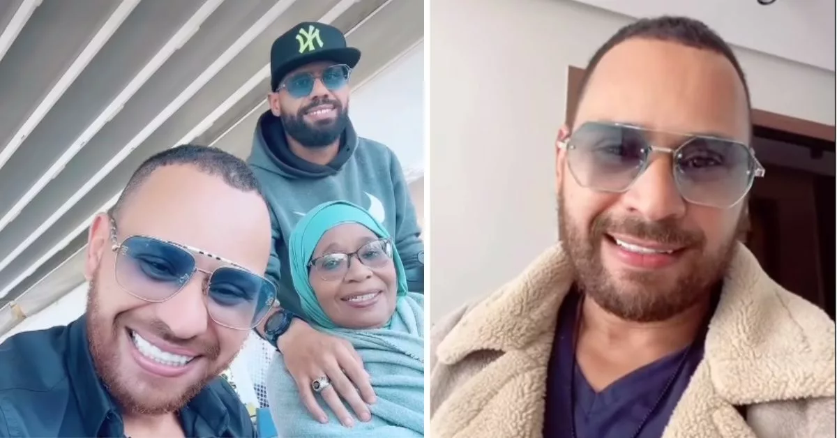 بمعية والدته محمد الريفي يوجه رسالة لمتابعيه بمناسبة شهر رمضان