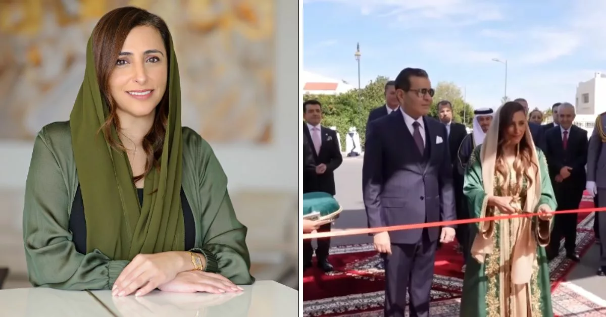 وزير الثقافة يهدي الشيخة بدور قفطان مغربي فخم بمناسبة افتتاح الدورة الـ30 للمعرض الدولي للنشر والكتاب