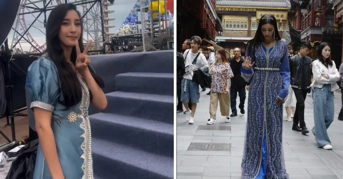 دينا عثماني تشرف المغرب بأدائها الغنائي وإطلالتها بالتكشيطة في برنامج صيني