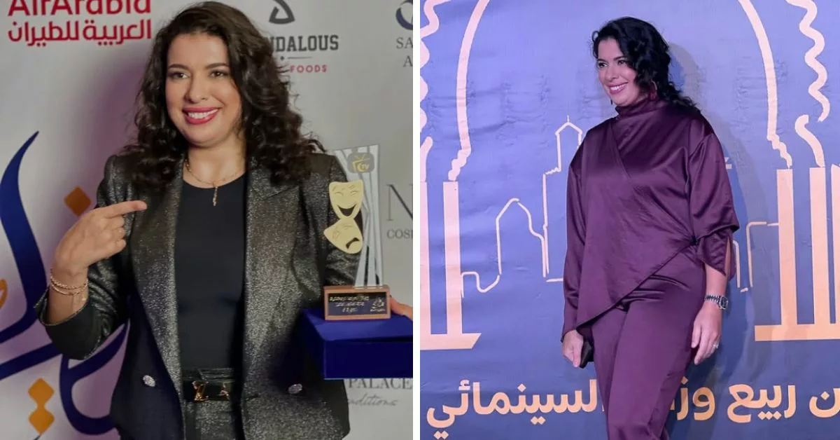تكريم الفنانة مونيا لمكيمل بمهرجان ربيع وزان السينمائي