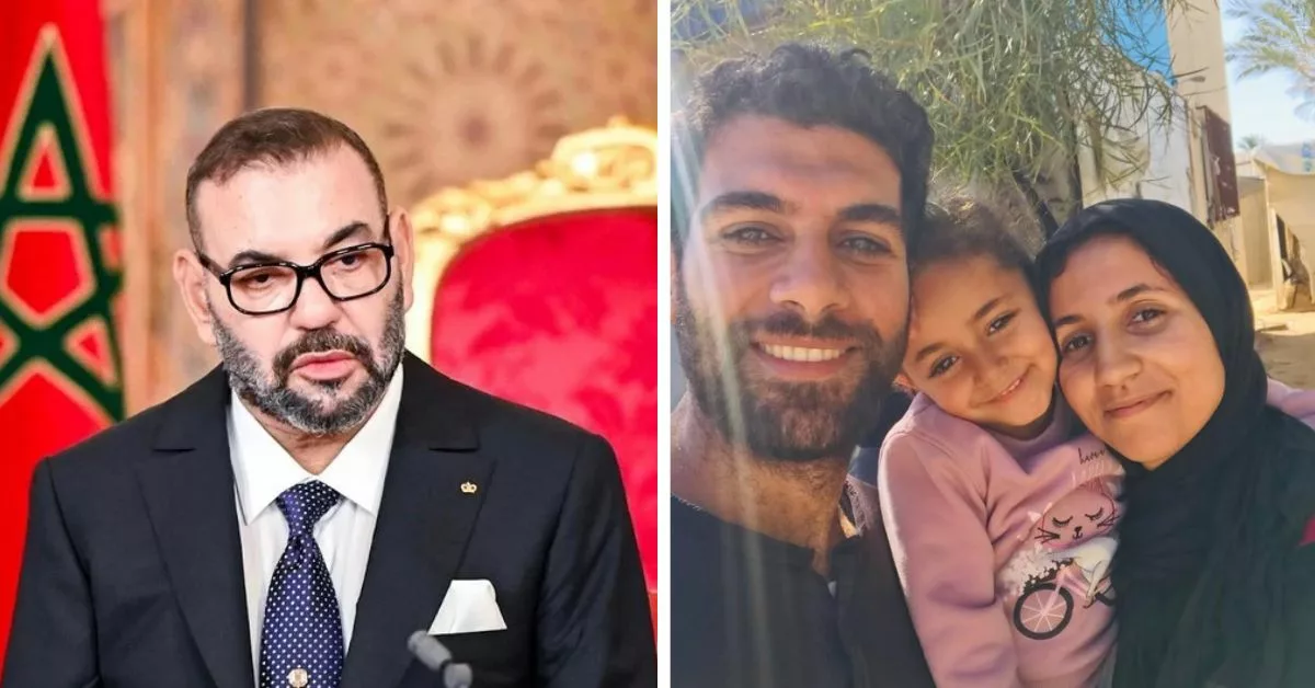 الفلسطيني زوج سلمى صدوق يرد على الاساءة للملك محمد السادس بباريس