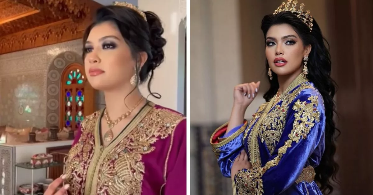 سلوى زرهان تستعرض اخر اطلالاتها بالقفطان المغربي