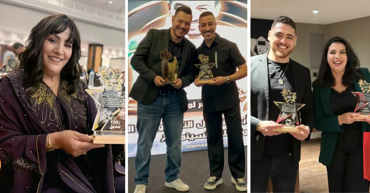 الشخصيات و الأعمال التلفزيونية الرمضانية المتوجة بليلة السينما و التلفزيون 2025