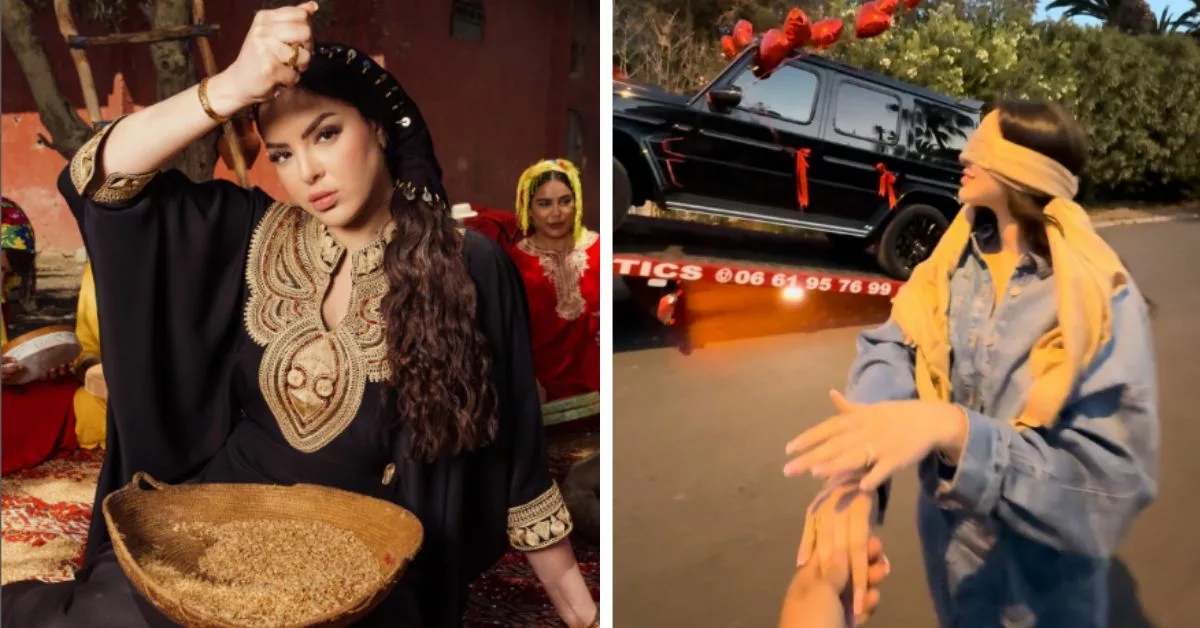 لم تكن هدية من خطيبها دعاء اليحياوي تصدر فيديو كليب "بلبلة"