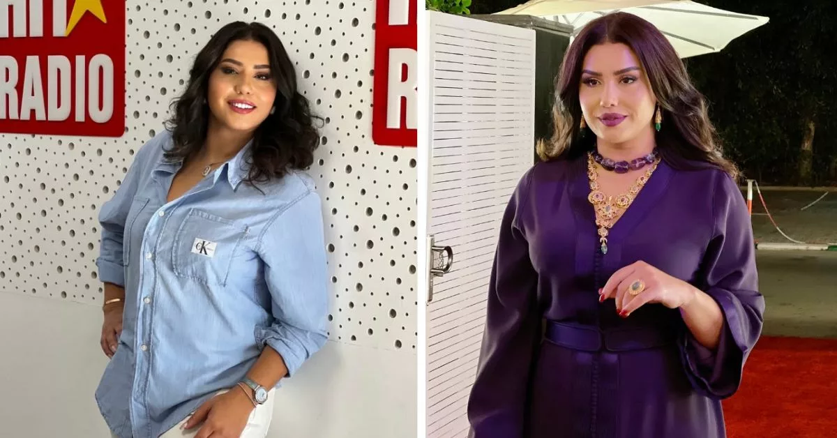 هدى سعد توثق لحظة وصولها قمة جبل توبقال