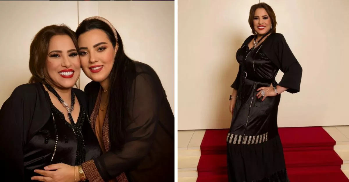 نجاة اعتابو تحتفل بذكرى ميلادها الخامسة و الستين رفقة ابنتها