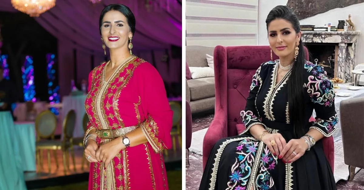 الفنانة مريم الزعيمي تتألق بقفطان أسود أنيق في اخر ظهور لها