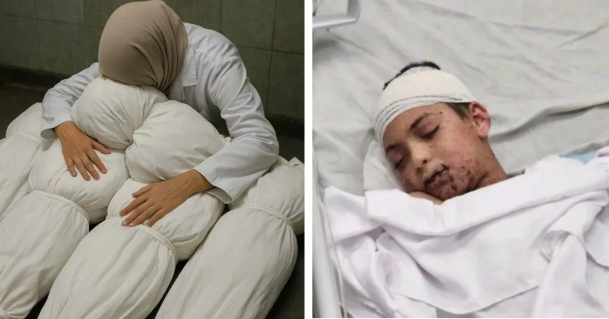 الناجي الوحيد من أبناء الطبيبة الفلسطينية الاء النجار يسترجع لحظات القصف العنيف