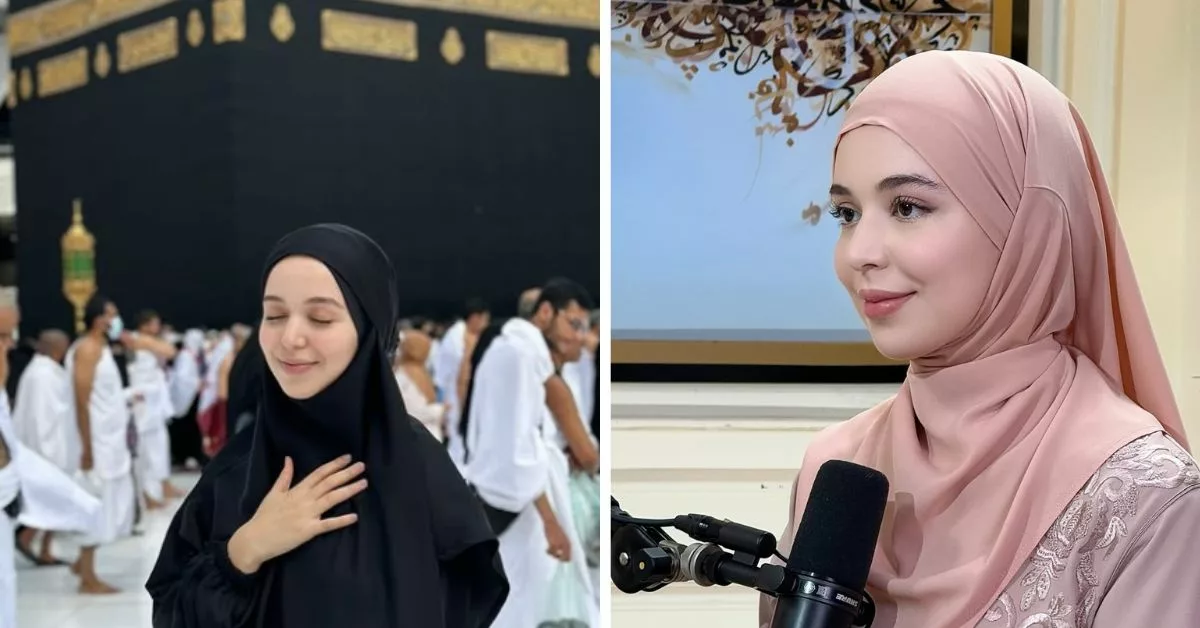 بعد العمرة إحسان بنعلوش تؤدي مناسك الحج رفقة والدها