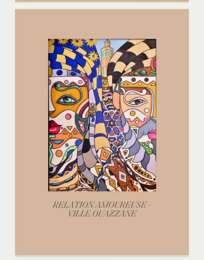 الحروف العربية وعلاقتها بالتراث المغربي ..موضوع لوحات معرض التشكيلية كميليا الزرقاني الحروف العربية وعلاقتها بالتراث المغربي ..موضوع لوحات معرض التشكيلية كميليا الزرقاني