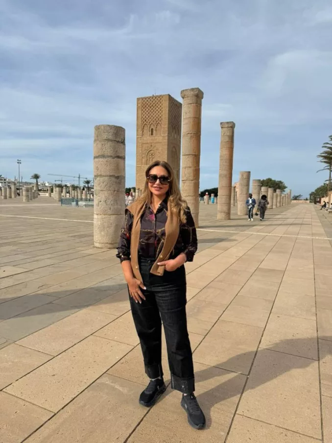 ليلى علوي تعبر عن إعجابها بالمغرب خلال زيارتها للرباط