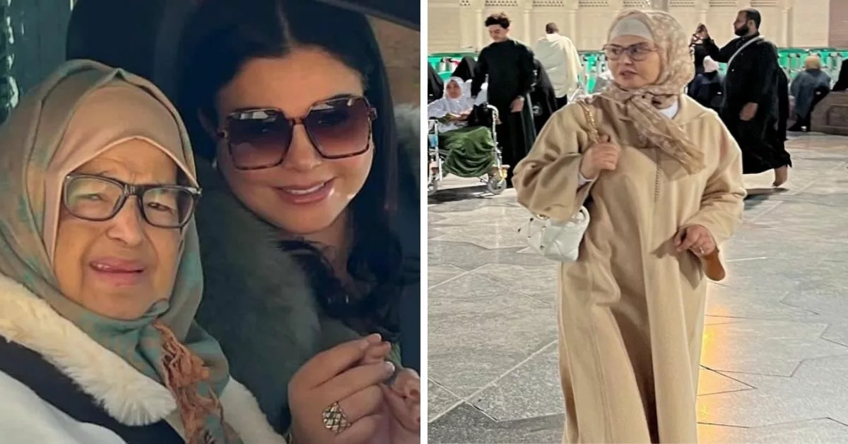لطيفة رأفت تشارك أداءها للعمرة وتدعو لوالدتها الراحلة من أمام الكعبة