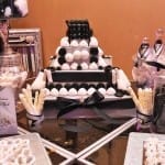 بوفيه و كعكة زفاف وحلويات زفاف دنيا باطما ومحمد الترك بالصور