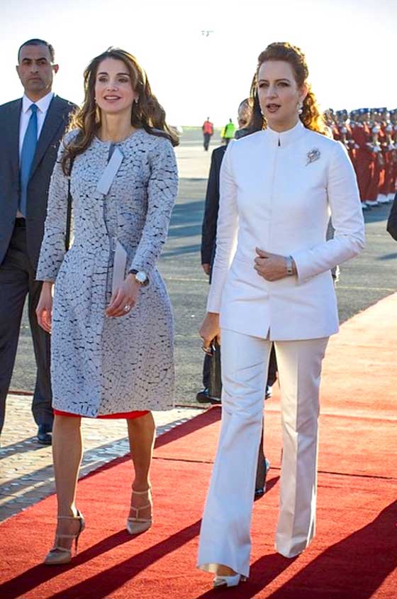 الملكة رانيا والأميرة للا سلمى.. أناقة ملكية