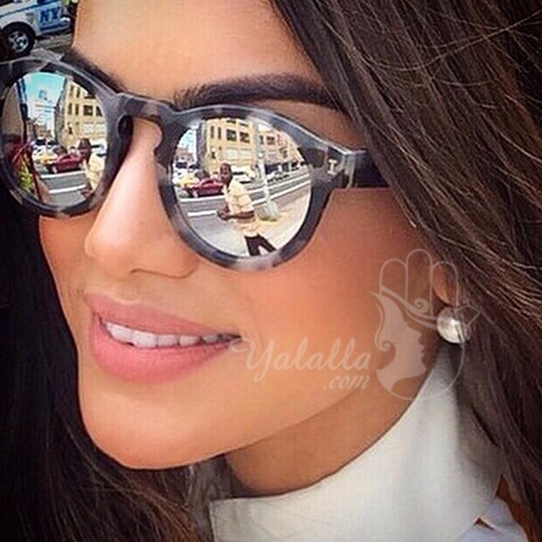 Free-shipping-sunglasses-brand-sunglasses-women-Illesteva-leon-grey-turtle-frame-with-7-mirror-polarized-lens