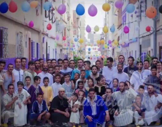 فيديو : سكان حي شعبي ب طنجة حولوا حيهم الى “مشتل بهي” احتفاء بالعيد