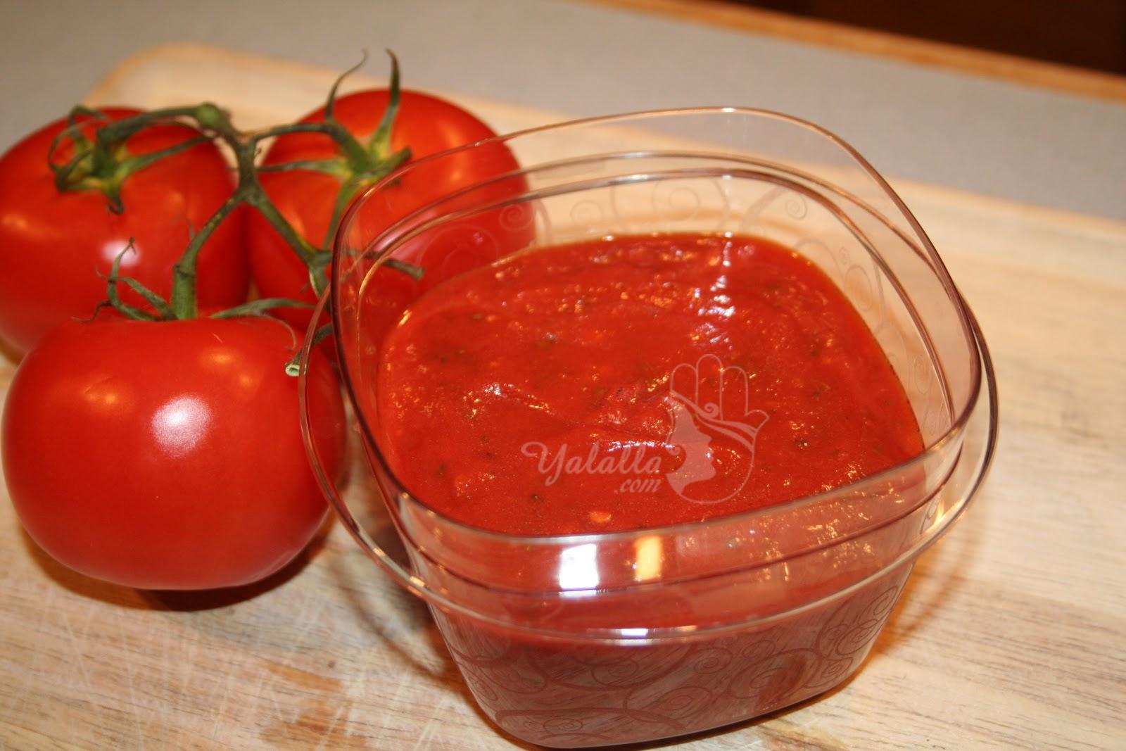 طريقة تحضير صلصة طماطم متعددة الاستعمالات