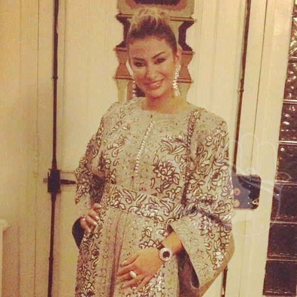 اطلالات الجميلة الجزائرية ريم غزالي بالقفطان المغربي الراقي ريم غزالي (8)