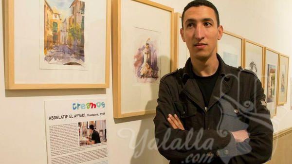 فنان مغربي يخطط للدخول لكتاب غينيس بأكبر بورتريه