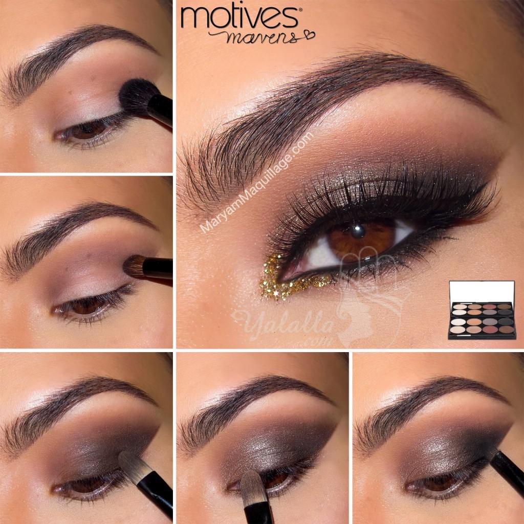 smokey-eye-makeup-tutorial-for-brown-eyes-with-mascara