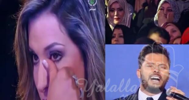 فيديو حاتم عمور يغني"حضنك ناداني" في الجزائر و يبكي