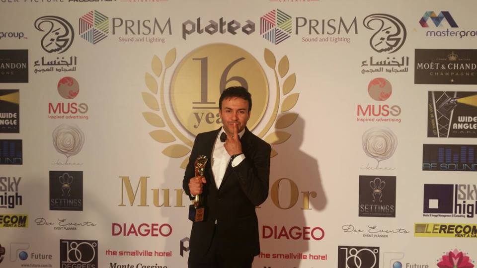 حاتم ايدار يفوز بجائزة الموريكس دور وهذا ما قاله للجمهور المغربي
