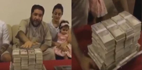 بالفيديو جد يهدي حفيدته مقدار وزنها من المال في أول عيد ميلاد لها و هذا هو المبلغ