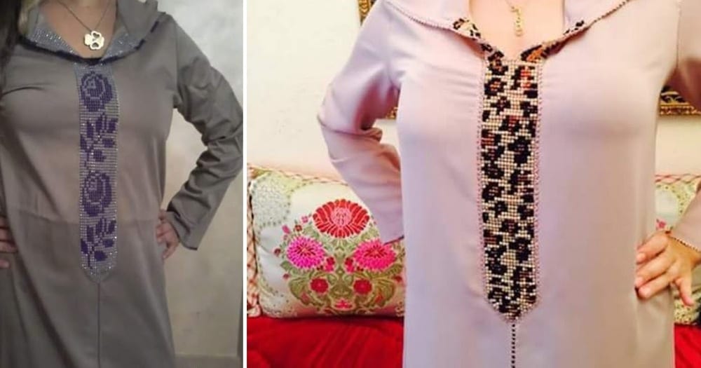 جديد الموضة في الجلابة المغربية بمرمة الجوهر