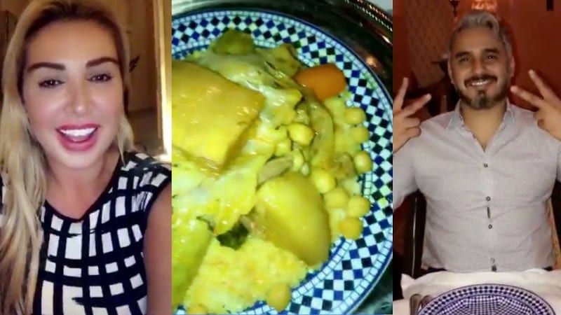 بالفيديو...جويل تذهب لمطعم مغربي خصيصا لأكل الكسكس وهذا ما قالته