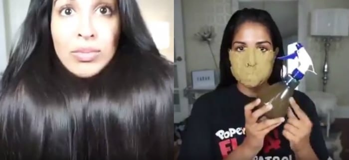 شاهدي كيف استخدمت الحلبة لتصفية وجهها من الحبوب وترطيب شعرها (فيديو)