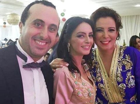 سميرة البلوي و زوجها رفقة نبيل العياشي يستمتعون بالرقص في حفل زفاف ابنة هدى جنان