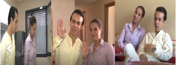 بعد 4 أشهر على زواجهما..فيديو من قلب منزل الممثل "عوينة" و زوجته