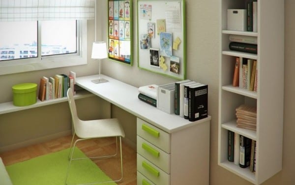 تريدين تصميم مكتب المراجعة لطفلك و غرفته محدودة المساحة؟؟...لا تترددي في اكتشاف هذه الأفكار الراائعة