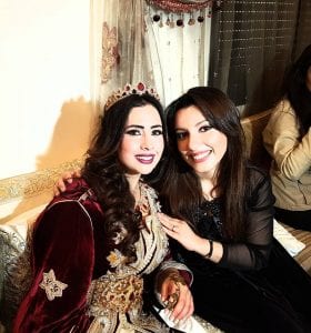 بالصور.. عقد قران الممثلة ابتسام العروسي بطلة سلسلة "كنزة فالدوار"