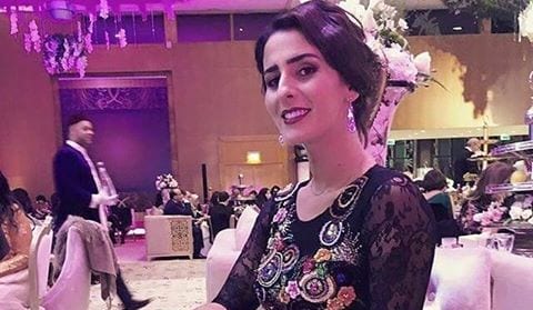 اطلالة الفنانة مريم الزعيمي الأنيقة في حفل زفاف ايمان الباني