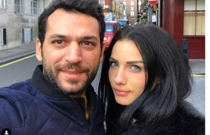 إيمان الباني وزوجها مراد يلدريم يستمتعان بتساقطات الثلوج...فيديو روووعة