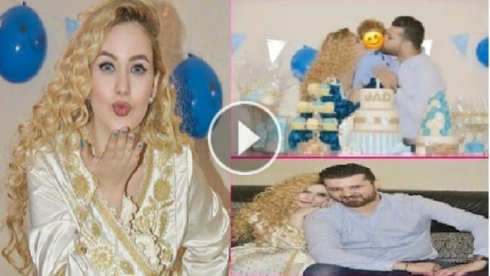 بالفيديو..هكذا احتفلت خولة بن عمران بعيد ميلادها و عيد ميلاد ابنها جاد..عائلة منسجمة