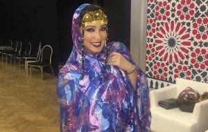 سميرة البلوي بإطلالة صحراوية قمة في الأناقة في sahara fashion show