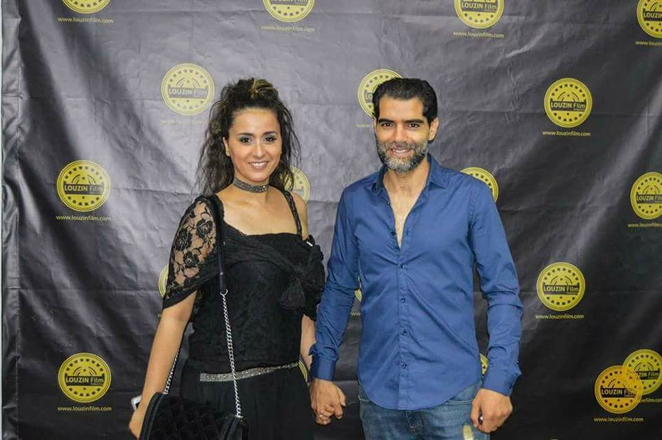 صور عبد السلام بوحسيني الممثل المغربي رفقة زوجته