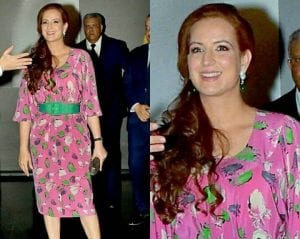 بالصور : الأميرة لالة سلمى تسحر العيون بإطلالة عصرية راقية من قلب مراكش!!